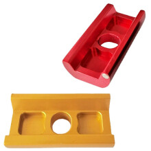 Cycling Bike C Hook Clamp Plate for 3SIXTY Folding Bike Aluminum Alloy Magnetic Hinge Clamp Plate,Titanium