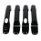 8PCS ABS Glossy Black Outer Side Door Handle Cover Trim with  Hole for  Explorer 2011-2018 1