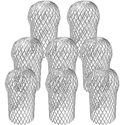 8 Pack Gutter Downspout Guards,Gutter Strainer Gutter Downspout Protectors for Preventing Blockage Leaves Debris