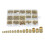 300Pcs Thread Knurled Nuts, Brass Knurled Threaded Insert Nuts, Brass Threaded Inserts for 3D Printing Injection Molding 1