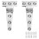 DobradiçAs T de Grau MaríTimo, DobradiçAs de , 4 Polegadas X 2 Polegadas, Sem RuíDo, AçO InoxidáVel 316 Resistente com Parafusos (2 PCS) 1