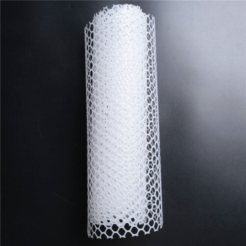 Reusable Plastic Chicken Wire Fence Mesh  Durable Hexagonal Mesh DIY Project for Home Garden Courtyard(White)