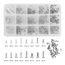 800 Pc Tiny Screws for Electronics, Small Pan Machine Screws Kit for Eyeglasses Watches Clocks Repair