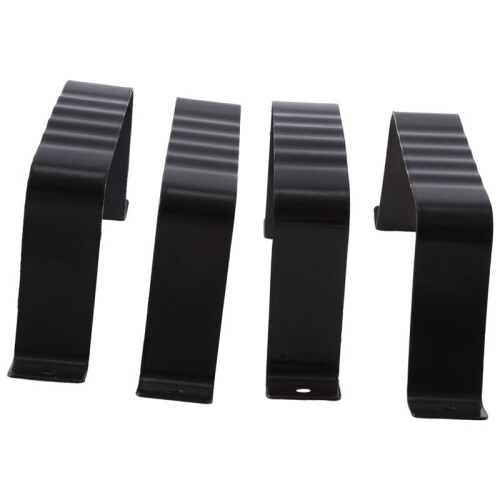 Downspout Adapter Gutter Downspout Strap 3X4 Leader Strap 3X4 (4 Pack) (Brown)