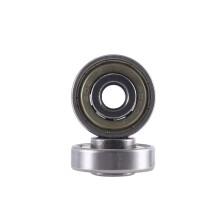 45mm x 19mm Luggage Suitcase Replacement Wheels PU Swivel Caster Wheels with 6mm Carbon Steel Repair Kit