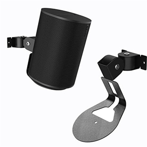 Wall Mount Bracket for  Era 100, Wireless Speaker Space Saving  Home Metal Wall Stand Holder, Black 1