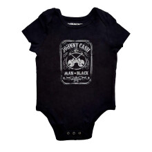 Johnny Cash Childrens/Kids Man In Black Babygrow