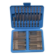 50 St Extra Long Reach Bit Set 75 mm Säkerhetsskruvmejsel Bits Star Sexkantsnyckelbits