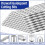 100Pcs Drywall Drill Bits  Point Cutting Drill Bits Diameter Drywall Router Drill Bits Drywall Tools for Spiral Saw 5