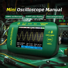 BSIDE OT2 Handheld Digital Oscilloscope 10Mhz Sampling Rate 1.5KSa/S Analog Bandwidth for Electronic Repair Tool Graphic Tester
