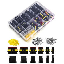800Pcs Automotive Electrical Connectors Automotive Electrical Wire Connectors Plug Kit 1/2/3/4/5/6 Pin Connectors