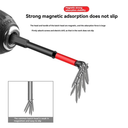 6pcs S2 25-150mm Impact Screwdriver Bits Magnetic Torque Screwdriver Impact Driver Bit Set 1
