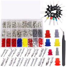 Kit di Connettori A 26 Pin da 535 Pezzi, Connettori per Cavi Elettrici per Auto, Terminali per Pin da 1-3,5 mm, Connettori per Pin Automobilistici
