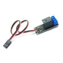 Interruptor de Relé RC para Carros de Aeromodelismo, Ampla Voltagem de 5 A 12 V, Controle PWM, Controlador de Luz Aérea Universal de Alta Voltagem