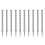 10PCS 6mm 150mm Eccentric Drill Bit Set for Glass Ceramic Tile Wall Concrete Drilling Tool Drill Bit Set Tools 1