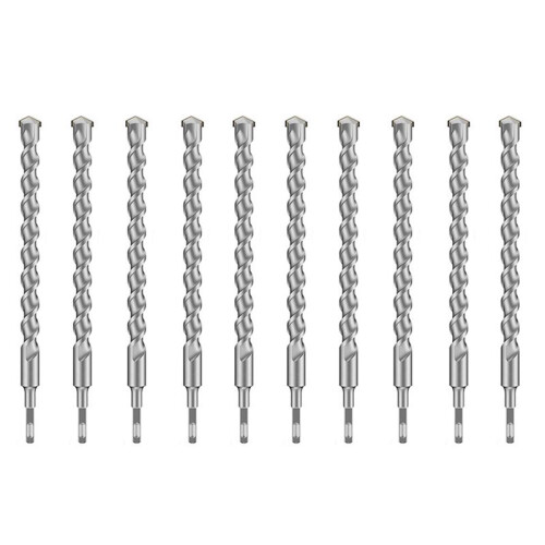 10PCS 6mm 150mm Eccentric Drill Bit Set for Glass Ceramic Tile Wall Concrete Drilling Tool Drill Bit Set Tools