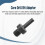 1 Pack Core Drill Bit Adapter 5/8Inch-11 Thread Male to 3/8Inch Hex Shank 2