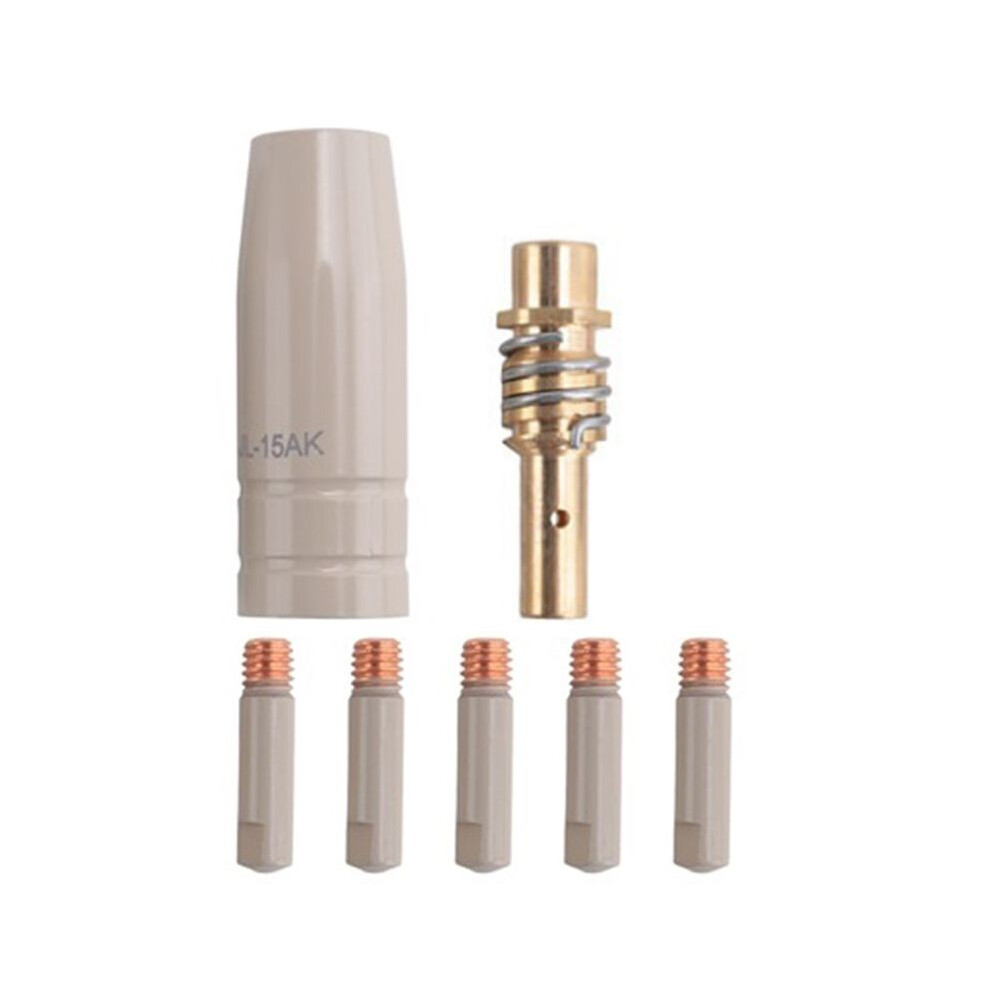 7Pcs 15Ak Coating Protection Nozzle Welding Slag European Airless Gas Protection Machine Protective Sleeve 1.0Mm 6033584890136