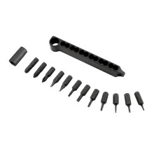 12 Bits Set with Hex Bit Accessory Kit Screwdriver Set Phillips Flathead Fit Most Common Fastener Heads and Hand Tools