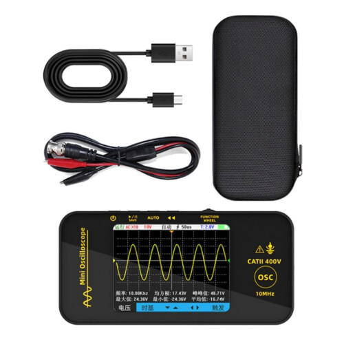 OT3 Handheld LCD Flat Panel 10MHZ Digital Single Channel  Oscilloscope Portable Automotive Testing Equipment