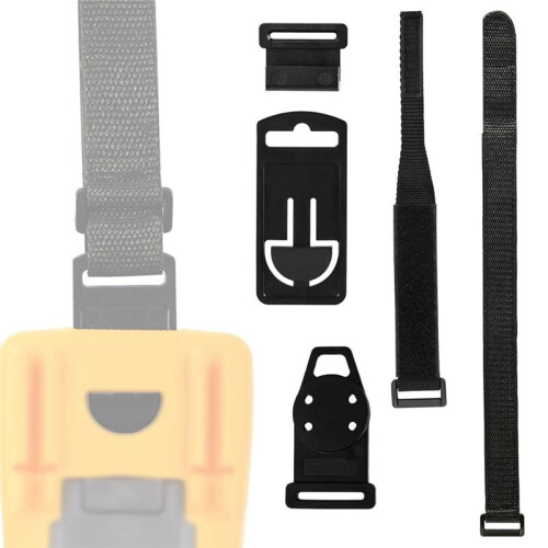 5pcs Magnetic Hanging Strap, Black Hanging Loop Strap with Magnet Hanger Magnetic Multimeter Hanger 1
