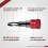Upgrade Drill Bit Holder Key Chain 6pc, 1/4 Bit Holder for Impact Driver, for Screwdriver & Drill Bits 3