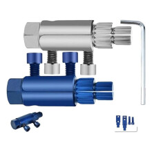 Broken Pipe Thread Extractor, Broken Valve Thread Extractor,Easy Out Bolt Extractor Kit Broken Faucet Removal Tool