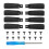 For  FLIP Propeller 4022F Color Replacement Propeller Wing Blade Accessories,Blade Drone Camera Accessories Black 1