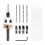 4PCS Countersink Drill Bit Set with Low Friction Depth Stop & Replaceable HSS M2 Drill Bit, Counter Sink Drill Bit 1