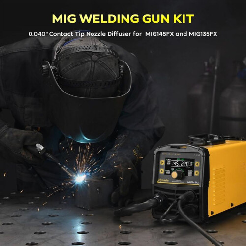 Para Kit de Soldagem MIG, Bico de Contato de 0,030 Polegadas, Difusor, Acessório de Soldagem MIG para MIG145FX e MIG135FX 1