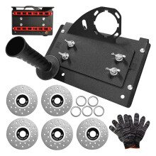 45 Degree Tile Chamfering Tool, Angle Grinder Stand Cutter Holder Attachments Adjustable 45 Beveling Bracket Device