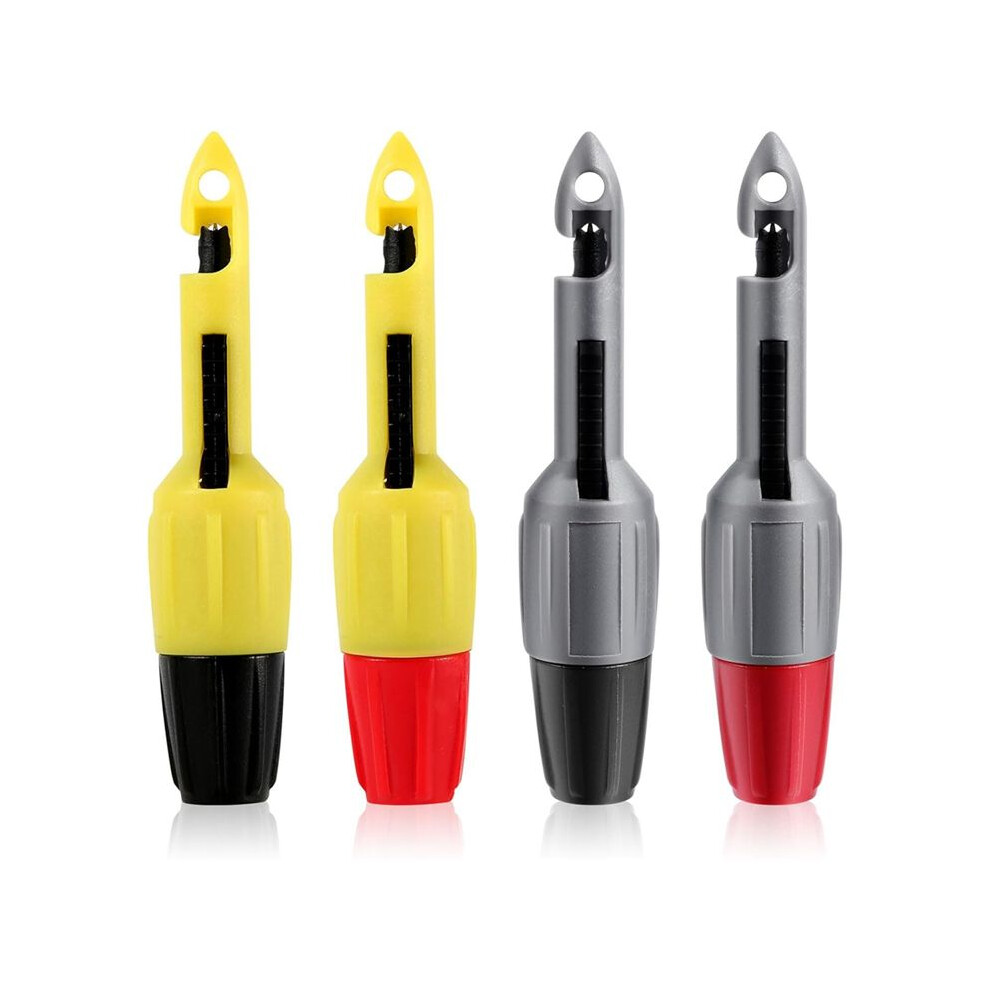 4Pcs Wire Piercing Probe Kit, 0.08In And 0.16In Insulation Puncture Wire Probe Piercing Clip Test Probe Tool 6031068237996