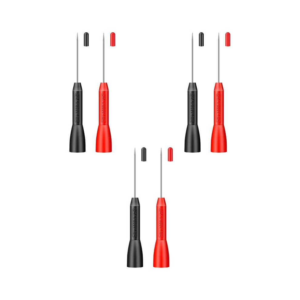 6Pcs Insulation Piercing Needles Insulation Piercing Needle Non-Destructive Diagnostic Multimeter Test Probes 4712156060277
