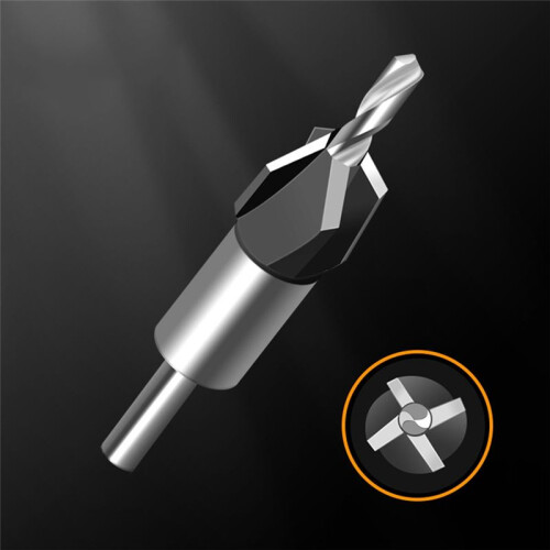 Countersink Drill Bit with Adjustable Depth Stop Collar Fit for Furniture Making 8mm 2