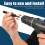 Hinge Drill Bit Set Solid Drilling Hinge Drill Bits Stable Door Hinge Drill Bit Fast Replacing Hex Shank Center 3