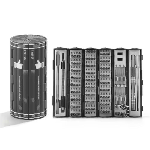 128 in 1 Precision Screwdriver Set Magnetic Screw Nuts Bits Multi Functional Household Repair Tools Kit for Laptop Pc 1