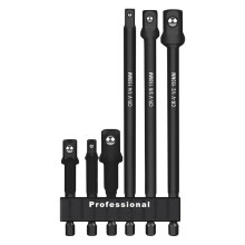 HORUSDY Impact Socket Adapter Set,1/4-in Hex Shank Impact Driver Socket Extension 1/4in 3/8in 1/2in Drive Socket Adapter