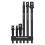 HORUSDY Impact Socket Adapter Set,1/4-in Hex Shank Impact Driver Socket Extension 1/4in 3/8in 1/2in Drive Socket Adapter 1
