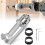 Square Hole Drill Bit Adapter with Drill Bits, Mortising Attachment, Aluminum Hole Drill Mounting Bracket, Drill Fixing 6