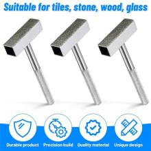 3 Pcs Grinding Wheel Dresser Tool, Diamond Grinding Wheel Stone Dresser for True and Restore Grinding Wheels