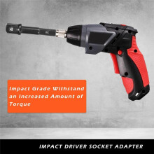 HORUSDY Impact Socket Adapter Set,1/4-in Hex Shank Impact Driver Socket Extension 1/4in 3/8in 1/2in Drive Socket Adapter