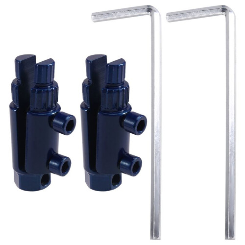 2Set Broken Pipe Thread Extractor for 1/2-3/4-1inch DN15/20/25 Pipes Thread Removal Tool for Broken Threads