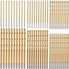 120Pcs Drill Bits Set 3/64-1/8In High Speed Steel HSS Micro-Type Drill Bits for Wood,Metal,Steel,Plastic,Aluminum Alloy