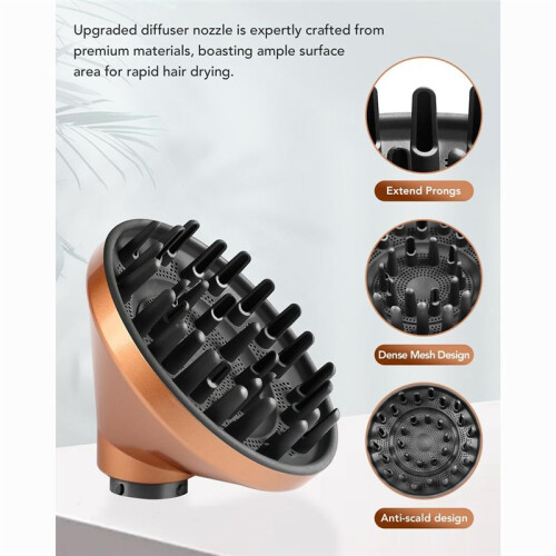 Diffuser Nozzle & Wave+Curl Diffuser for  Airwrap HS01 HS05 HS08 Diffuser Nozzle Attachment 2