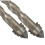 10pcs Four-Edged Eccentric Drill Bit Hexagonal Sawtooth Drill Bit Set Alloy High Hardness Drilling Tool 1
