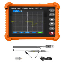 Handheld Digital Oscilloscope,2.5MS/S Real Sampling Rate & 500kHz Bandwidth, BT-500K 2.8-Inch Display Oscilloscope