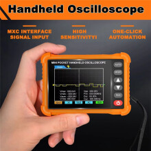 Handheld Digital Oscilloscope,2.5MS/S Real  Sampling Rate & 500kHz Bandwidth, BT-500K 2.8-Inch Display Oscilloscope