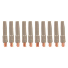MIG Welding Tips 10PCS Non-Stick Coating Torch Accessory 45x0.8mm Metal Nozzles for 15AK Welding Equipment