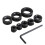 Drill Stop Bit Collar Set 3-16mm with Hex Wrench Bit Limit Ring Twist Drill Positioning Ring Tool Accessories 1