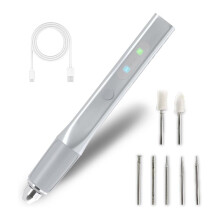 Cordless Engraving Pen with 7 Drill Bits USB Rechargeable Electric Cordless Rotary Tool for Jewelry Wood Glass Stone